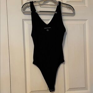 American Eagle Outfitters Black V-Neck Top